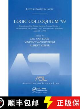 【3-4周达】Logic Colloquium '99: Lecture Notes in Logic 17 [9781568812038]