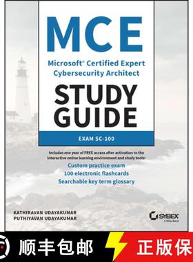 【3-4周达】MCE Microsoft Certified Expert Cybersecurity Archi tect Study Guide: Exam SC-100 [9781394180219]