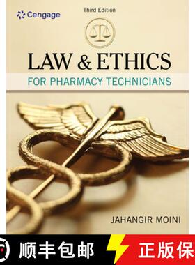 【3-4周达】Law and Ethics for Pharmacy Technicians [9781337796620]