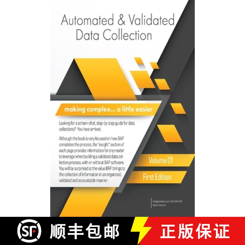 【3-4周达】Automated and Validated Data Collection [9780359170500]