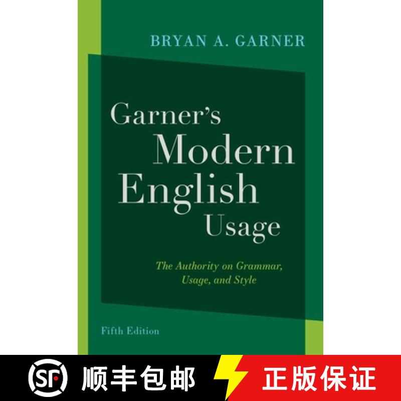 【3-4周达】Garner's Modern English Usage [9780197599020]