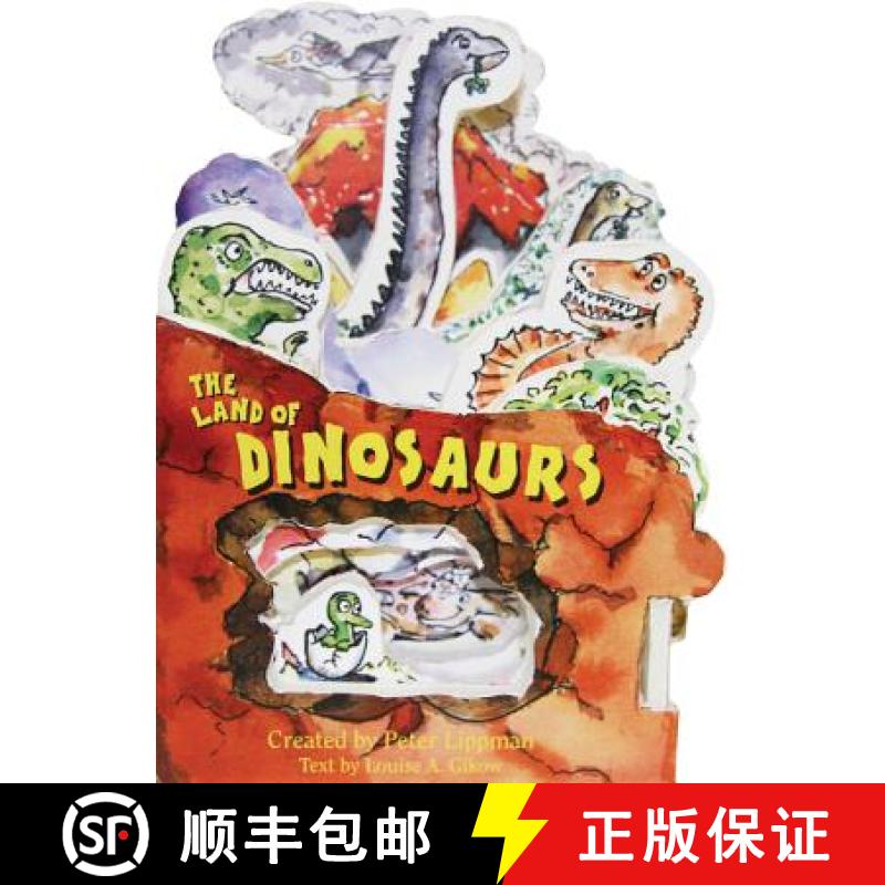 【3-4周达】精装 Mini House: The Land of Dinosaurs [9780761165989]