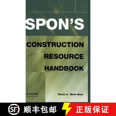【3-4周达】Spon's Construction Resource Handbook [9780419236801]