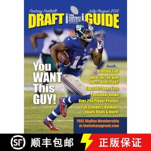 Guide 9780692482391 4周达 2015 August July Draft Football Fantasy