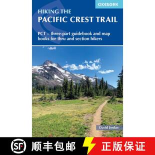 map part three a?? books se... for thru 9781786312129 Crest 3周达 and Hiking Trail the guidebook PCT Pacific