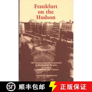 预订 Its Washington Heights Hudson Jewish An... 9780814323854 The German Community 1933 Structure Frankfurt