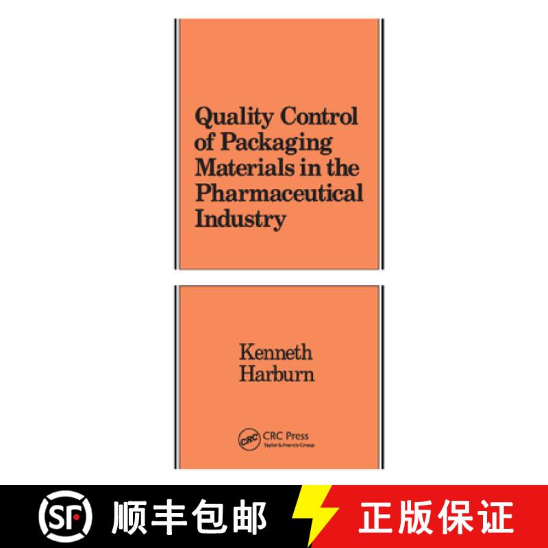 【3-4周达】Quality Control of Packaging Materials in the Pharmaceutical Industry [9780367403102]