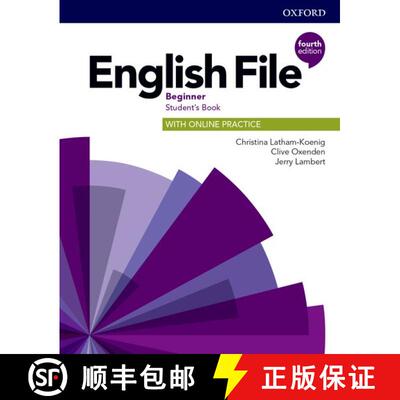 【3-4周达】English File: Beginner: Student's Book with Online Practice: Gets you talking [9780194029803]
