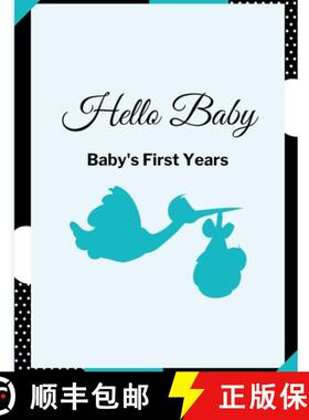 【3-4周达】Hello Baby: Baby's First Years: Baby's Milestones [9781312908994]