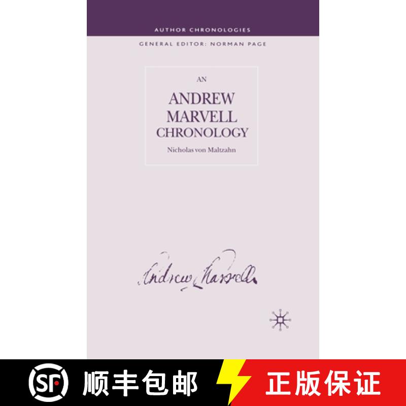【3-4周达】Andrew Marvell Chronology [9781349425402]