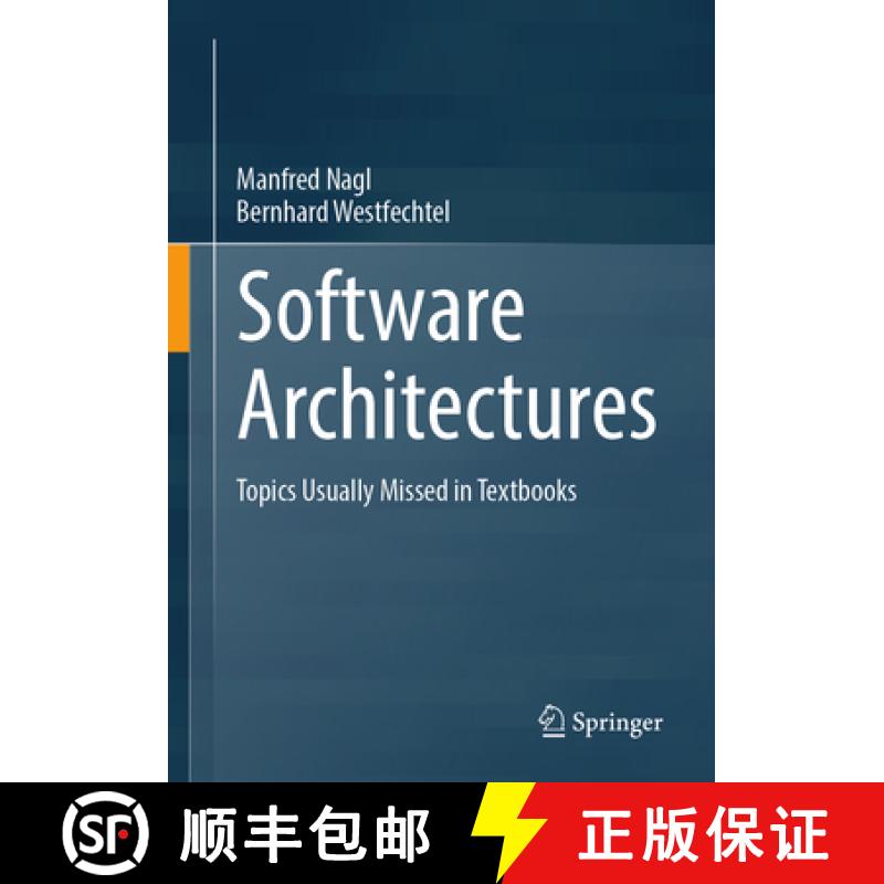 【3-4周达】Software Architectures : Topics Usually Missed in Textbooks [9783031513343]