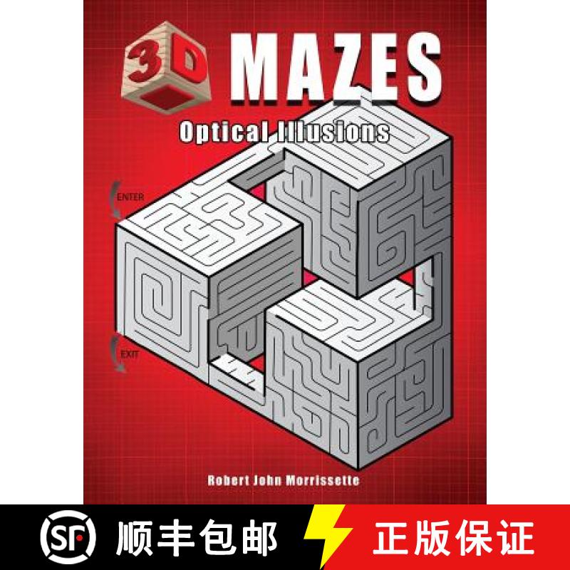 【3-4周达】3D Mazes: Optical Illusions [9780976354925]