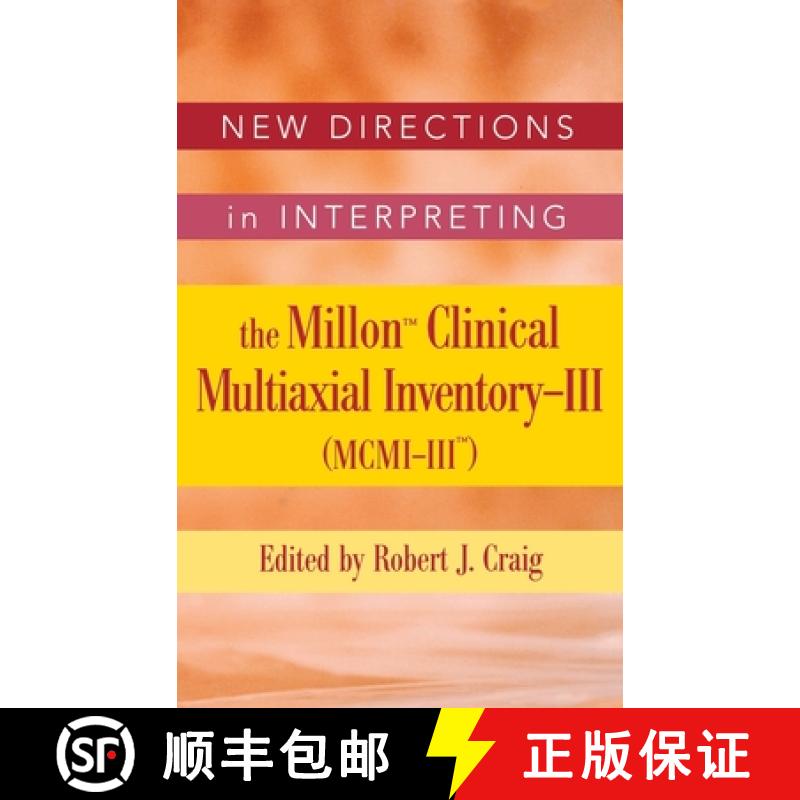 【3-4周达】New Directions In Interpreting The Millon Clinical Multiaxial Inventory-Iii (Mcmi-Iii) [Wi... [9780471691907]