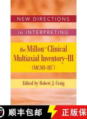 【3-4周达】New Directions In Interpreting The Millon Clinical Multiaxial Inventory-Iii (Mcmi-Iii) [Wi... [9780471691907]