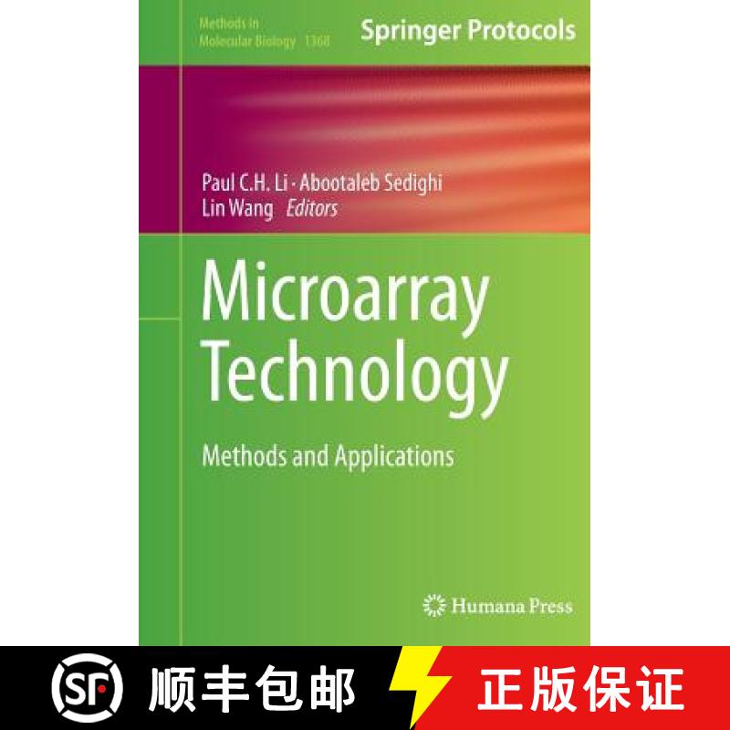 【4周达】Microarray Technology : Methods and Applications [9781493949076]