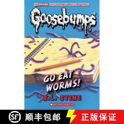 【3-4周达】Go Eat Worms! (Classic Goosebumps #38): Volume 38 [9781546128106]