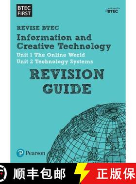 【3-4周达】Pearson REVISE BTEC First in I&CT Revision Guide inc online edition - 2023 and 2024 exams ... [9781446909799]