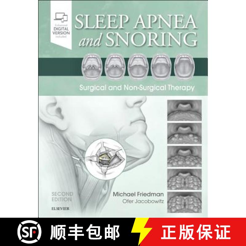 【3-4周达】Sleep Apnea and Snoring : Surgical and Non-Surgical Therapy [9780323443395]