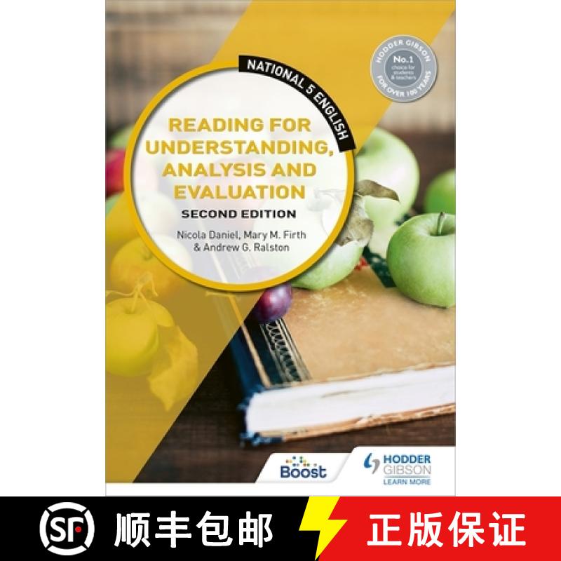 【3-4周达】SQA National 5 English: Reading for Understanding, Analysis and Evaluation, Second Edition [9781510471733]