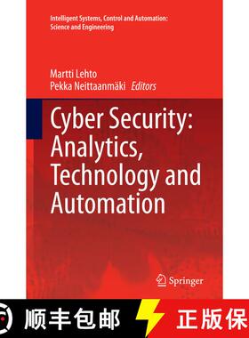 【3-4周达】Cyber Security: Analytics, Technology and Automation (Softcover reprint of the original 1s... [9783319352039]
