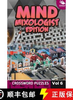 【3-4周达】Mind Mixologist Edition Vol 6 : Crossword Puzzles [9781682803820]