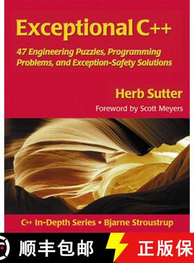 【3-4周达】Exceptional C++: 47 Engineering Puzzles, Programming Problems, and Solutions [9780201615623]