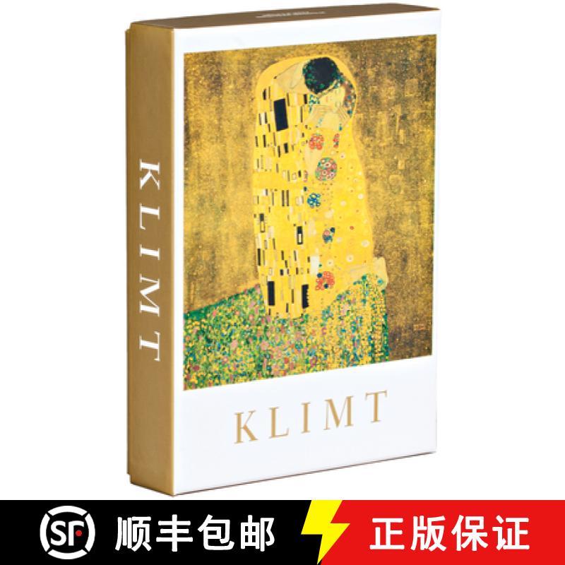 【3-4周达】Teneues - Notecard Box: The Kiss, Gustav Klimt, 20 Full Color Notecards with Envelopes, Su... [9781601603531]