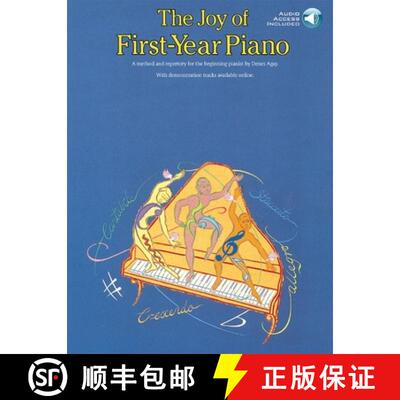 【3-4周达】The Joy of First-Year Piano: A Method and Repertory for the Beginning Pianist [With CD (Au... [9781783050253]