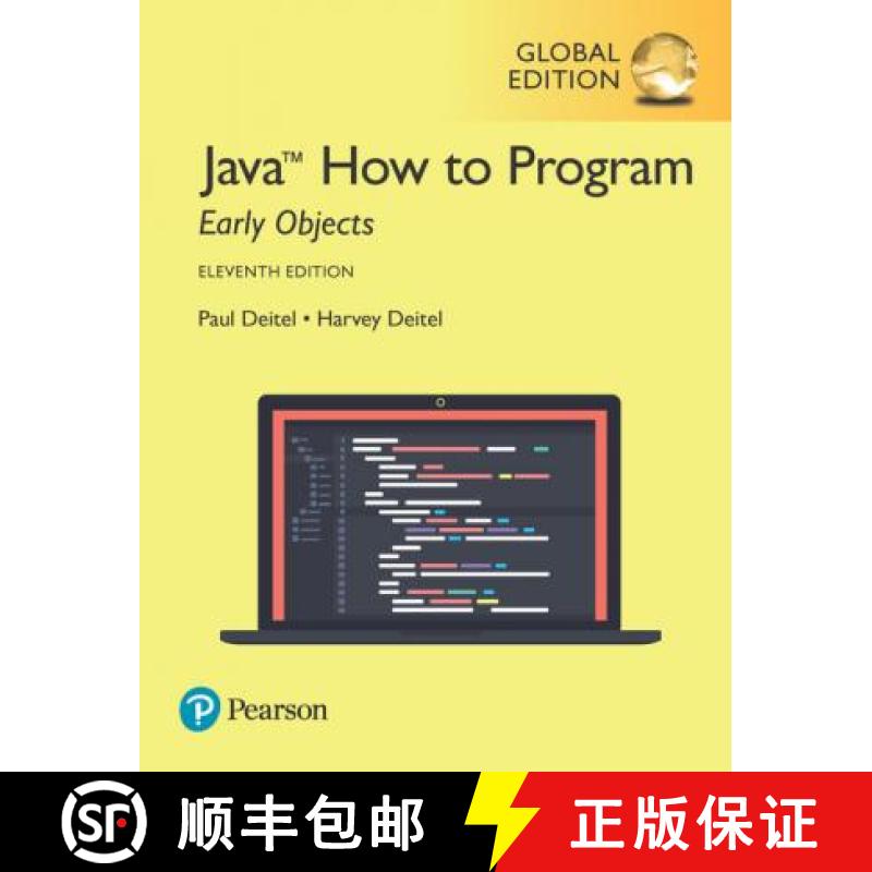 【3-4周达】Java How to Program, Early Objects, Global Edition [9781292223858]
