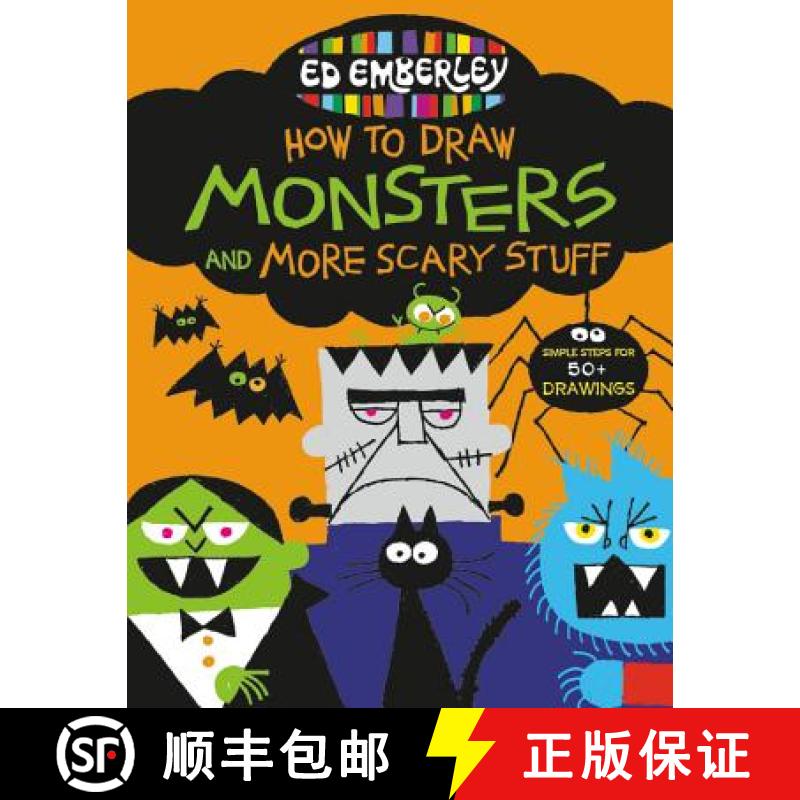 【3-4周达】Ed Emberley's How to Draw Monsters and More Scary Stuff [9780316443449]