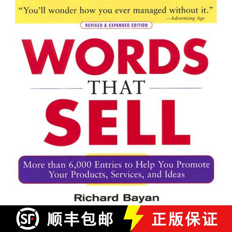 【3-4周达】Words That Sell, Revised and Expanded Edition: The Thesaurus to Help You Promote Your Prod... [9780071467858]