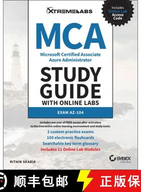 【3-4周达】MCA Microsoft Certified Associate Azure Administra tor Study Guide with Online Labs: Exam ... [9781394158478]