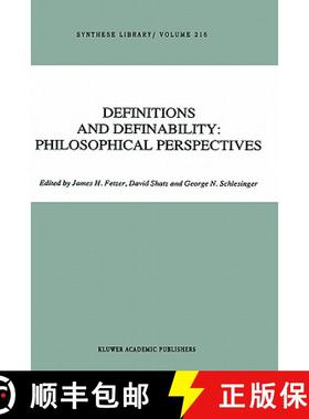 【3-4周达】Definitions and Definability: Philosophical Perspectives [9780792310464]