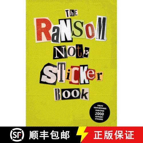【3-4周达】The Ransom Note Sticker Book: Thousands of Letters for Your Anonymous Messages [9781837760398]