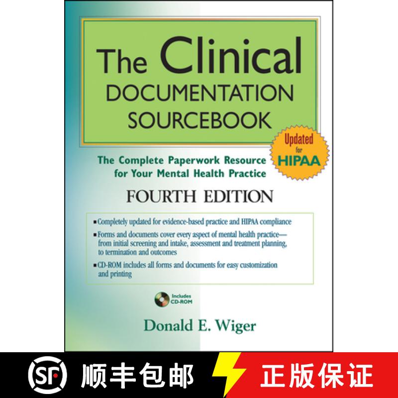 【4周达】The Clinical Documentation Sourcebook: The Complete Paperwork Resource For Your Mental Healt... [9780470527788]