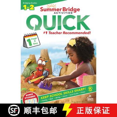 【3-4周达】Summer Bridge Activities(r) Quick, Grades 1 - 2 [9781483862798]