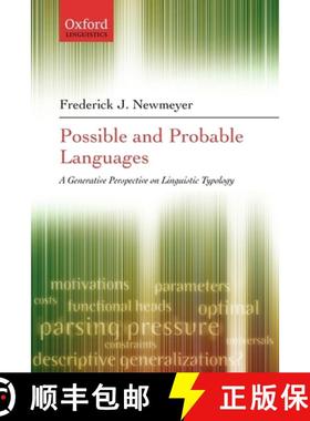 【3-4周达】Possible and Probable Languages: A Generative Perspective on Linguistic Typology [9780199274345]