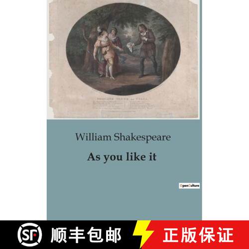 【3-4周达】As you like it [9791041953899]