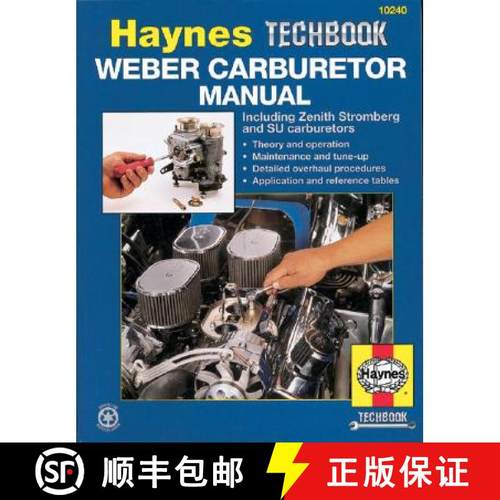 【3-4周达】Weber Carburetor Manual: Including Zenith, Stromberg and Su Carburetors [9781563921575]