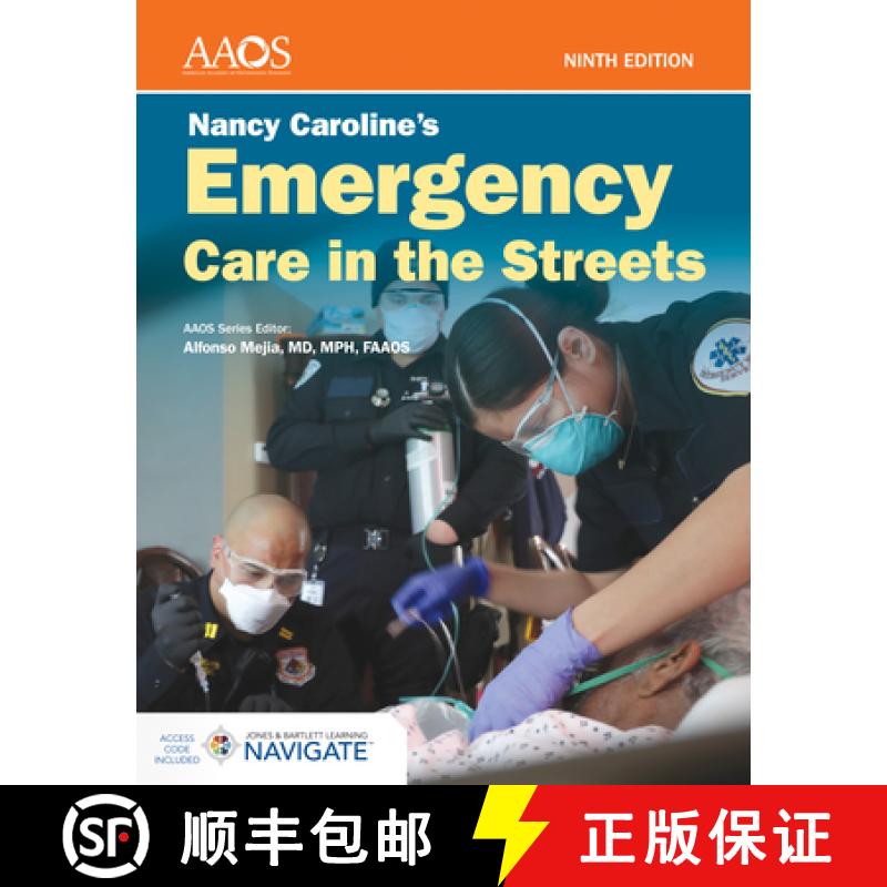 【3-4周达】Nancy Caroline's Emergency Care in the Streets Essentials Package: . [With CD (Audio)] [9781284256741]