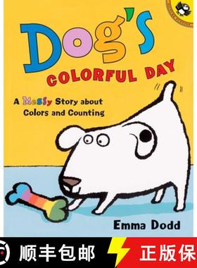 现货 狗狗多彩的一天 Dog's Colorful Day: A Messy Story about Colors and Counting [9780142500194]