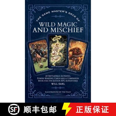 【3-4周达】The Game Master's Deck of Wild Magic and Mischief: 40 Battlefield-Altering, Power-Warping ... [9781964487175]