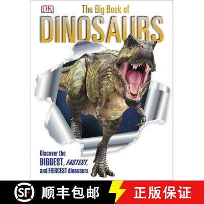 【3-4周达】The Big Book of Dinosaurs : Discover the Biggest, Fastest, and Fiercest Dinosaurs [9780241400876]