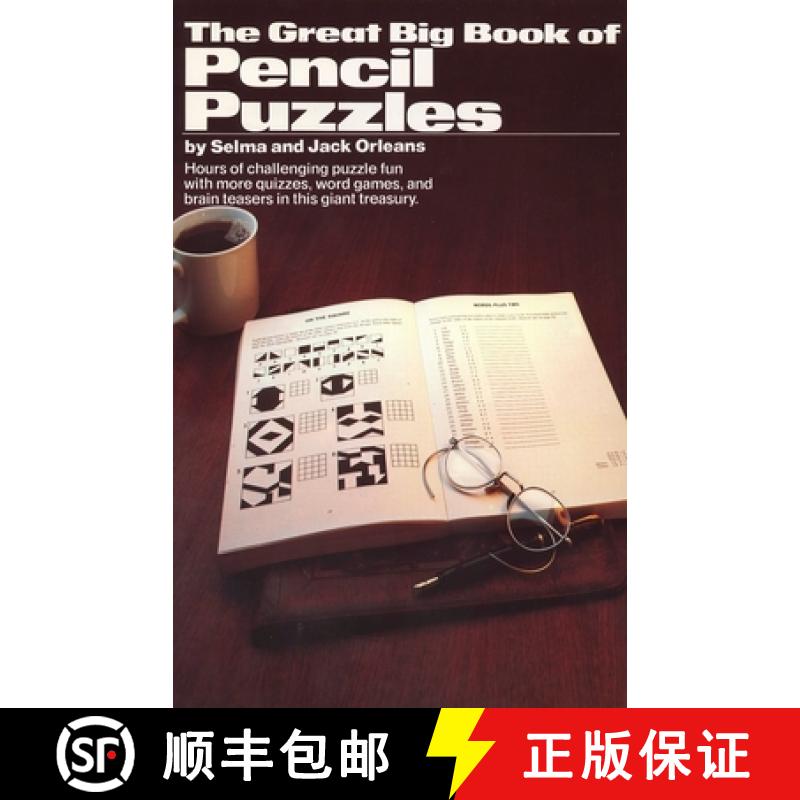【2-3周达】Great Big Book of Pencil Puzzles: Hours of Challenging Puzzle Fun with More Quizzes, Word ... [9780399509421]