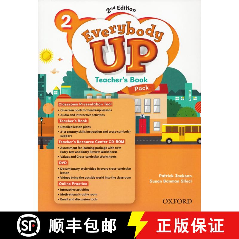 【3-4周达】Everybody Up: Level 2: Teacher's Book Pack [9780194635639]