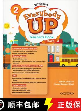 【3-4周达】Everybody Up: Level 2: Teacher's Book Pack [9780194635639]