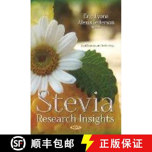 【3-4周达】Stevia: Research Insights [9781536123586]
