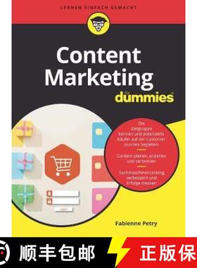 【3-4周达】Content Marketing f&uuml;r Dummies [9783527717804]