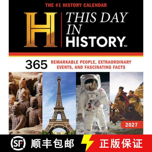 【3-4周达】2027 This Day in History Wall Calendar: 365 Remarkable People, Extraordinary Events, and F... [9781464270871]