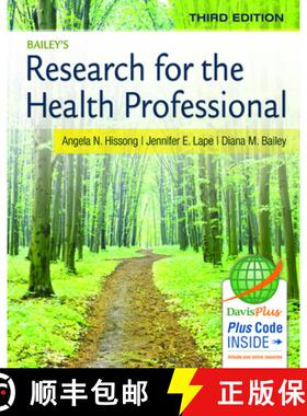 【3-4周达】Bailey's Research for the Health Professional [9780803639164]
